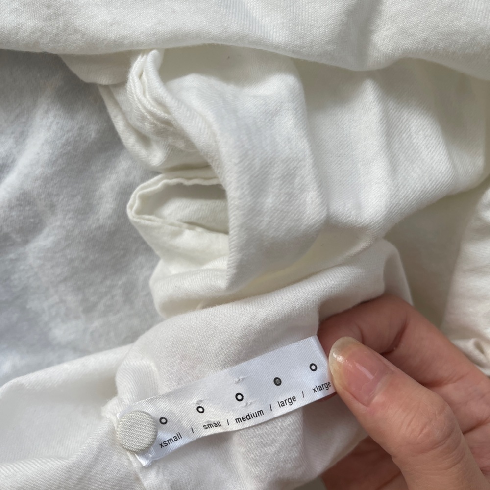 Assembly New York White Sheer short sleeved open front top - Picture 3 of 5